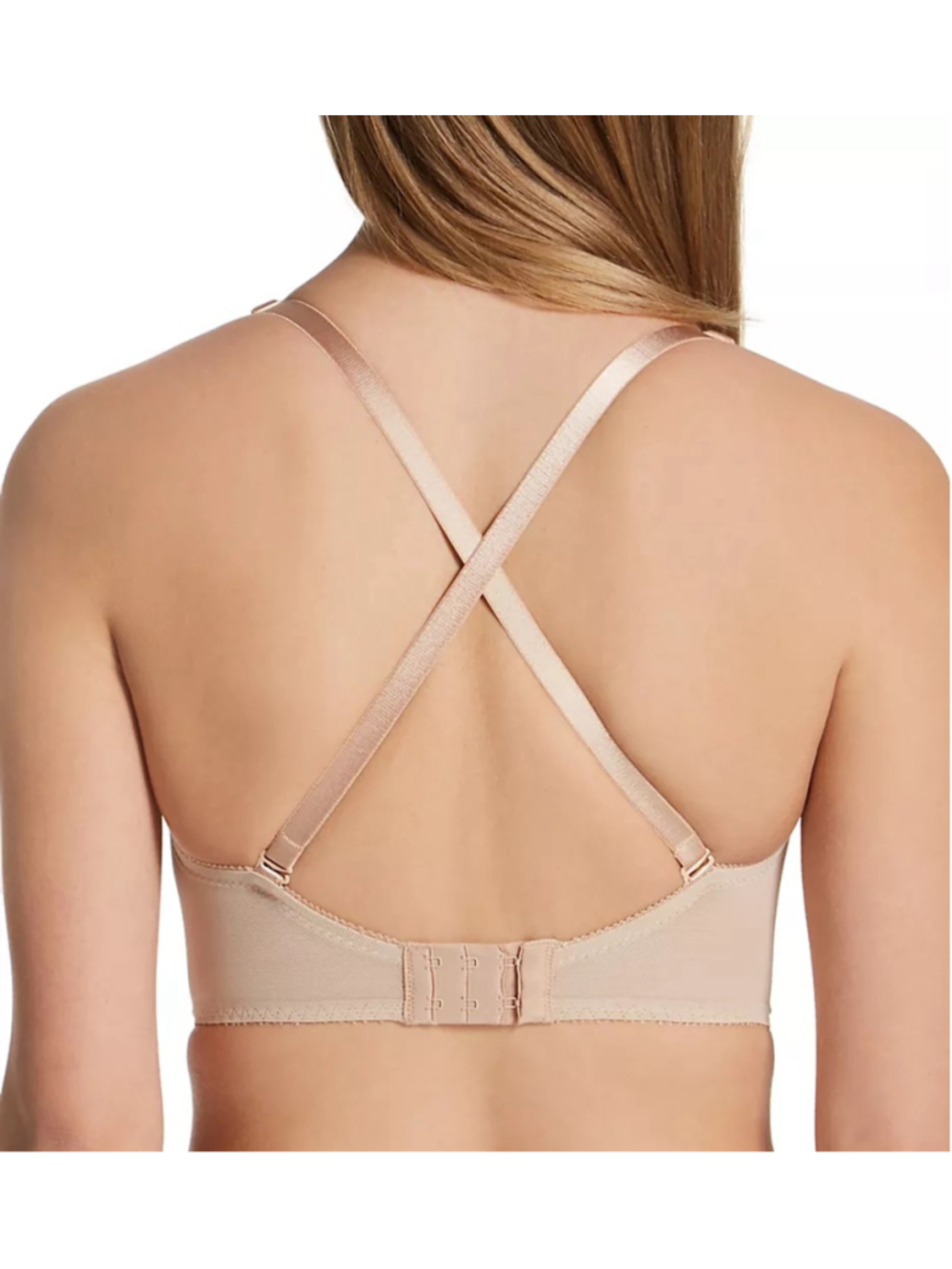 NWT Women's Va Bien-884 Plunge Basque Underwire Bra 36D Beige - Picture 3 of 11